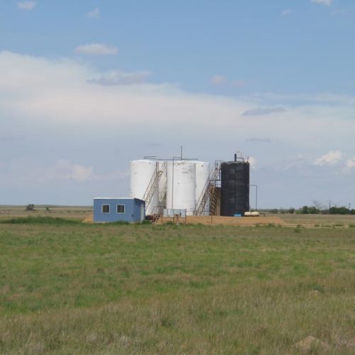 West View of 1 Acre Oil & Gas Well Lease Pad